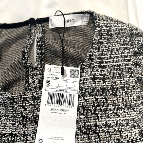 NWT Mango Tweed Dress - Picture 9 of 9